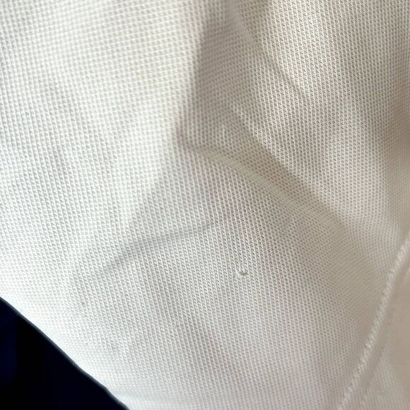 Peter Millar Summer Comfort White Blue Performance Polo Shirt Sz XXL - Picture 10 of 10